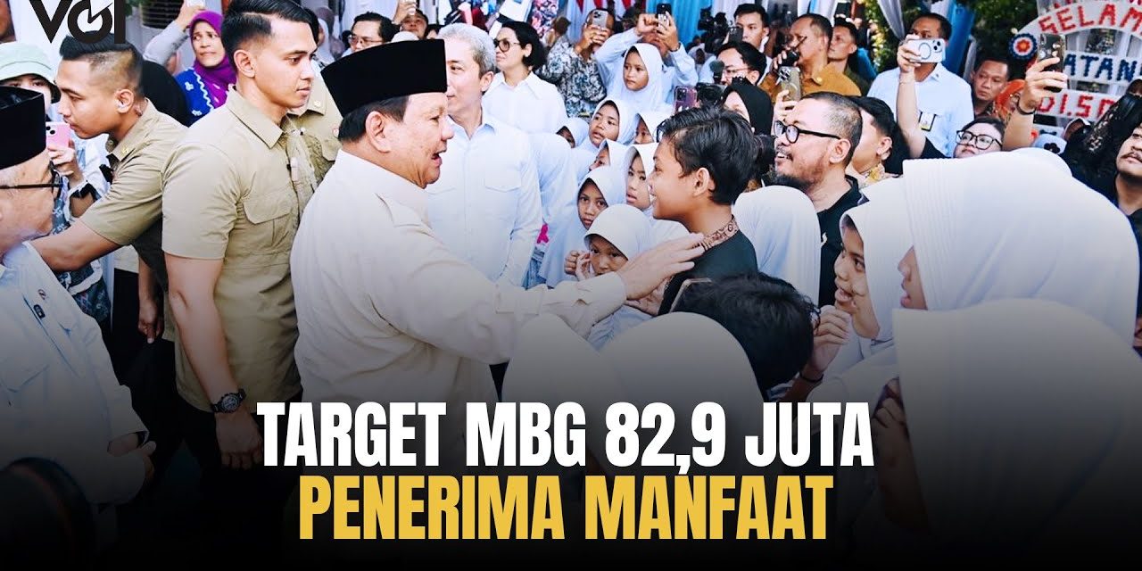 Prabowo Genjot Perluasan MBG, Sasar 82,9 Juta Penerima