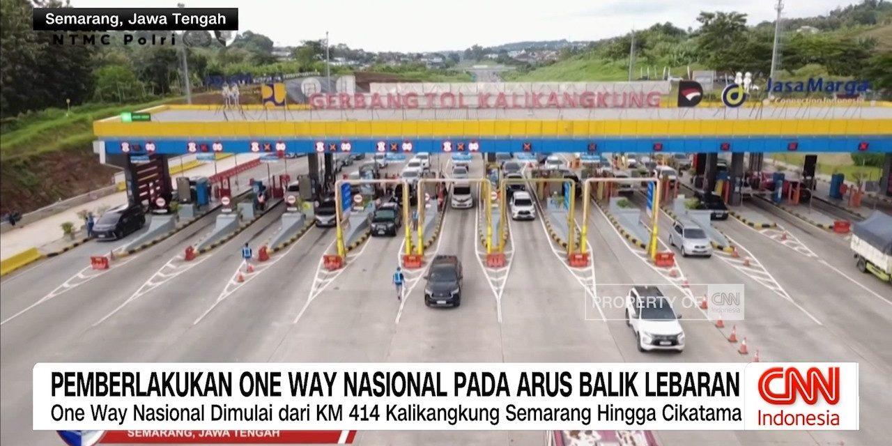 Menhub Klaim Arus Balik Lancar, One Way Nasional Disiapkan