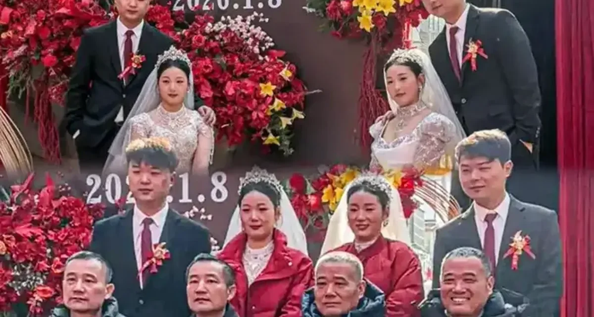 Fenomena Pernikahan Unik Tiga Saudara Kembar Di China