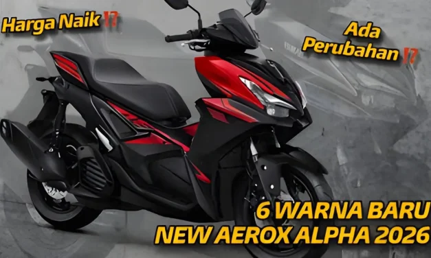 Lebih Segar Dan Sporty, AEROX ALPHA Kini Punya 6 Warna Baru