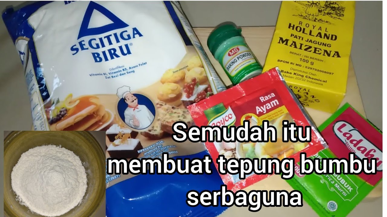 Cara Membuat Tepung Gorengan