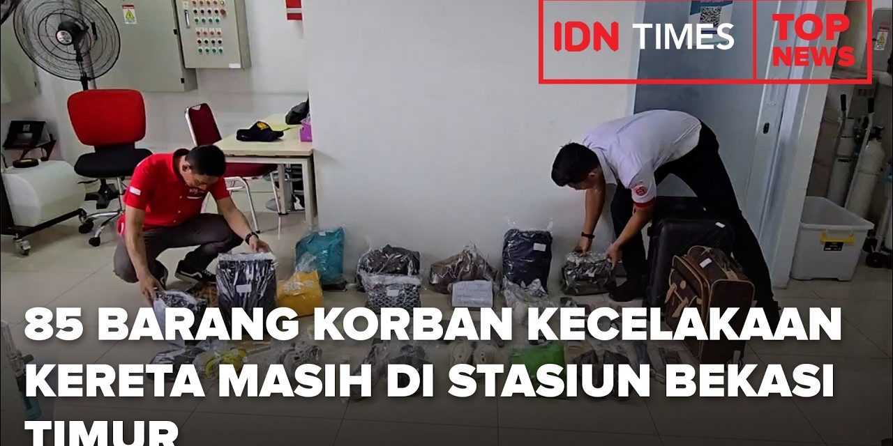 Keluarga Korban KRL Bisa Ambil Barang Di Stasiun Bekasi Timur