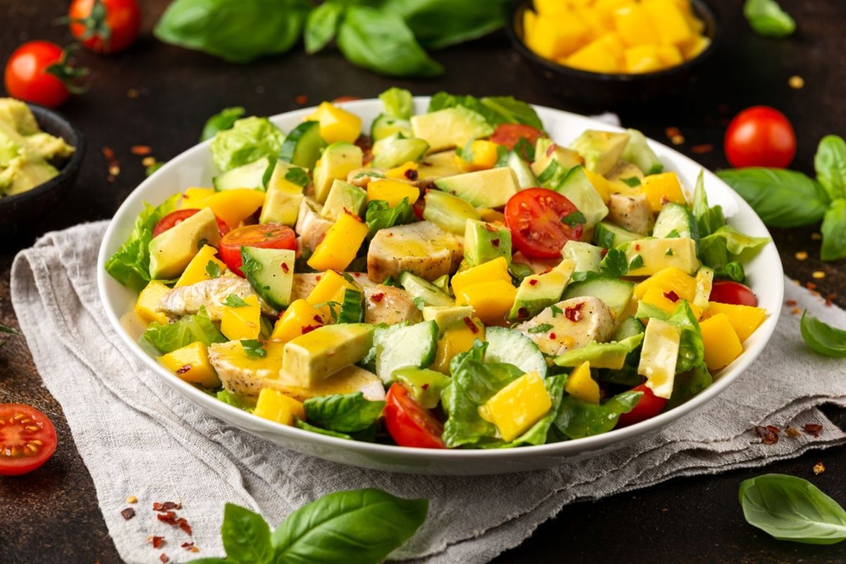 Salad Alpukat Dan Tomat