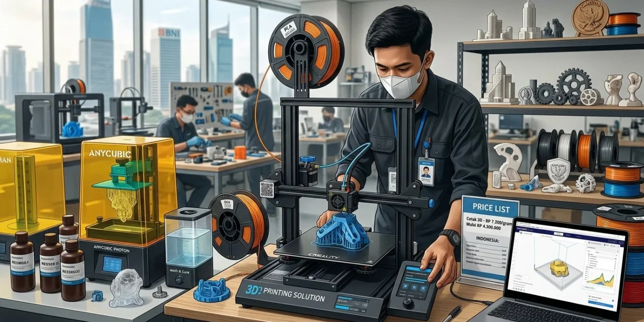 Teknologi 3D Printing Akan Mengubah Dunia Manufaktur Di 2026