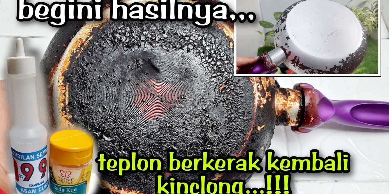 Trik Atasi Pantat Wajan Gosong Dengan Soda Kue Dan Cuka