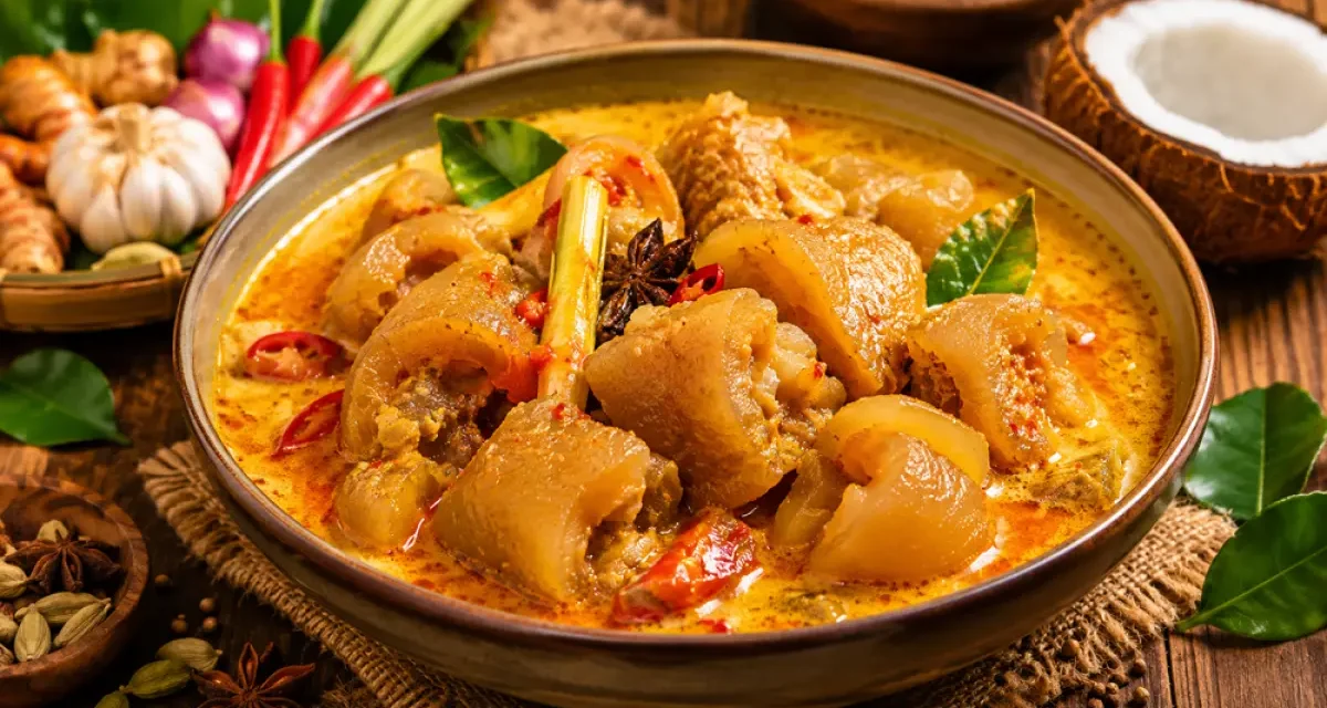 Tak Sekadar Gulai, Rahasia Kelezatan Gulai Tunjang Khas Minang